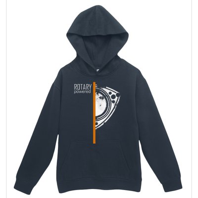 Rx 8 Rx 7 Orange Stripe Urban Pullover Hoodie