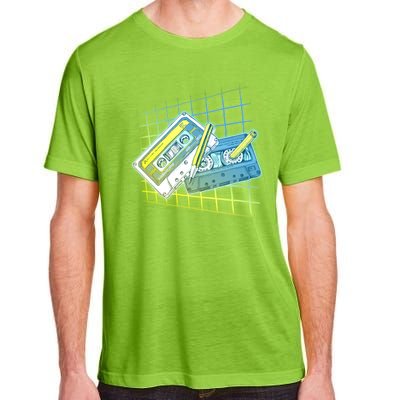 Retro 80's Rewind Cassette Tapes Broken Pencil Adult ChromaSoft Performance T-Shirt