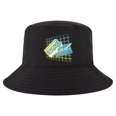 Retro 80's Rewind Cassette Tapes Broken Pencil Cool Comfort Performance Bucket Hat