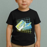 Retro 80's Rewind Cassette Tapes Broken Pencil Toddler T-Shirt
