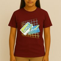 Retro 80's Rewind Cassette Tapes Broken Pencil T-Shirt