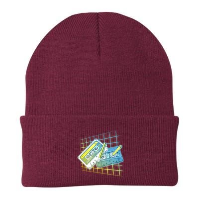Retro 80's Rewind Cassette Tapes Broken Pencil Beanie