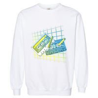 Retro 80's Rewind Cassette Tapes Broken Pencil Garment-Dyed Sweatshirt