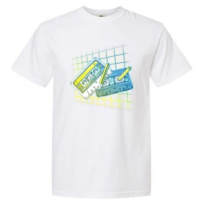 Retro 80's Rewind Cassette Tapes Broken Pencil Garment-Dyed Heavyweight T-Shirt