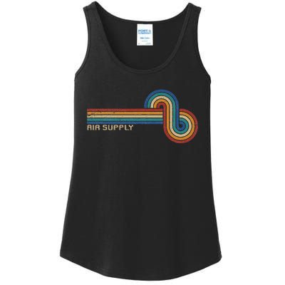 Retro 80s Sunset Air Supply Music Lover Design Ladies Essential Tank