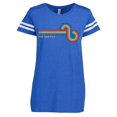 Retro 80s Sunset Air Supply Music Lover Design Enza Ladies Jersey Football T-Shirt