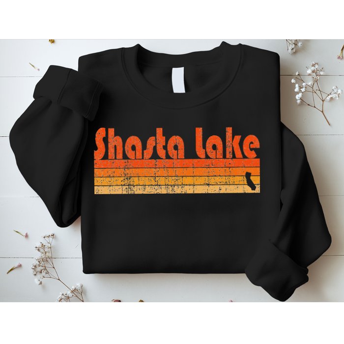 Retro 80s Style Shasta Lake Ca Sweatshirt