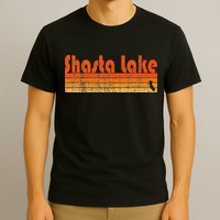 Retro 80s Style Shasta Lake Ca T-Shirt
