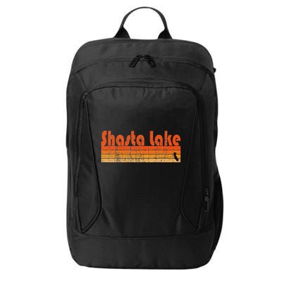 Retro 80s Style Shasta Lake Ca City Backpack