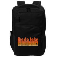Retro 80s Style Shasta Lake Ca Impact Tech Backpack