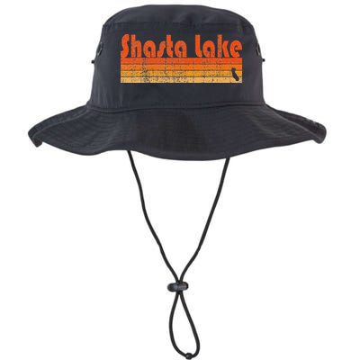 Retro 80s Style Shasta Lake Ca Bucket Hat