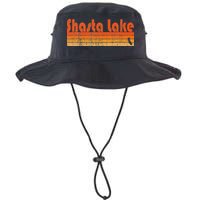 Retro 80s Style Shasta Lake Ca Bucket Hat