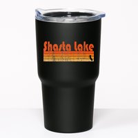 Retro 80s Style Shasta Lake Ca Tumbler