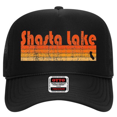 Retro 80s Style Shasta Lake Ca Hat