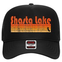 Retro 80s Style Shasta Lake Ca Hat
