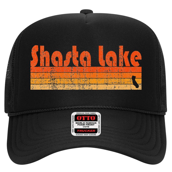 Retro 80s Style Shasta Lake Ca Hat