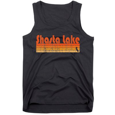 Retro 80s Style Shasta Lake Ca Tank Top