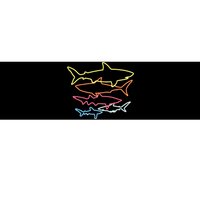 Retro 80s Shark Clothes Shark Party Sharks Bumper Sticker