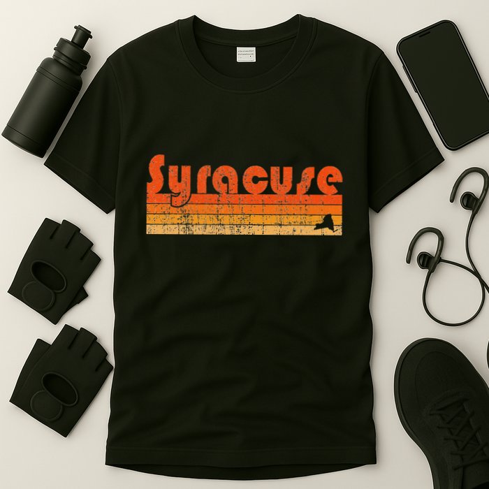 Retro 80s Style Syracuse Ny T-Shirt
