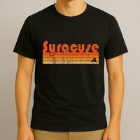 Retro 80s Style Syracuse Ny T-Shirt