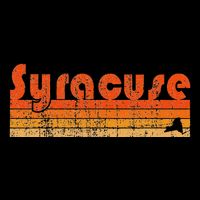 Retro 80s Style Syracuse Ny T-Shirt