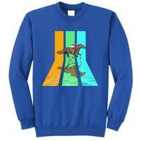 Retro 80s Vintage Style Horse Racing Gift Sweatshirt