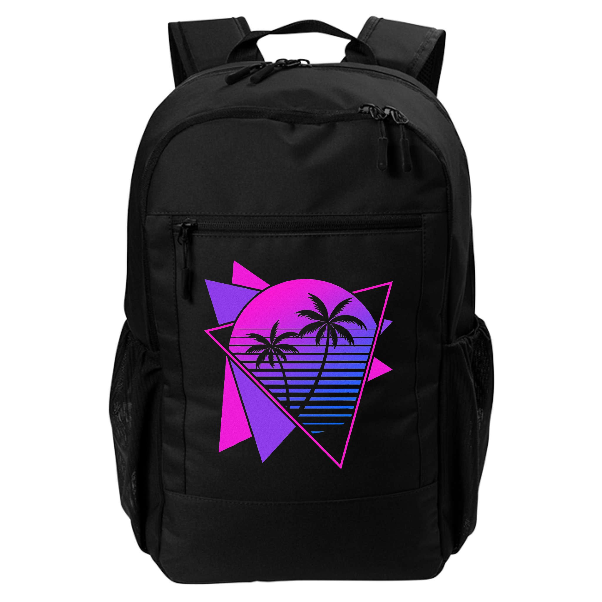 Retro 80s Vaporwave Aesthetic Palm Trees 90s Art Vaporwave Backpack