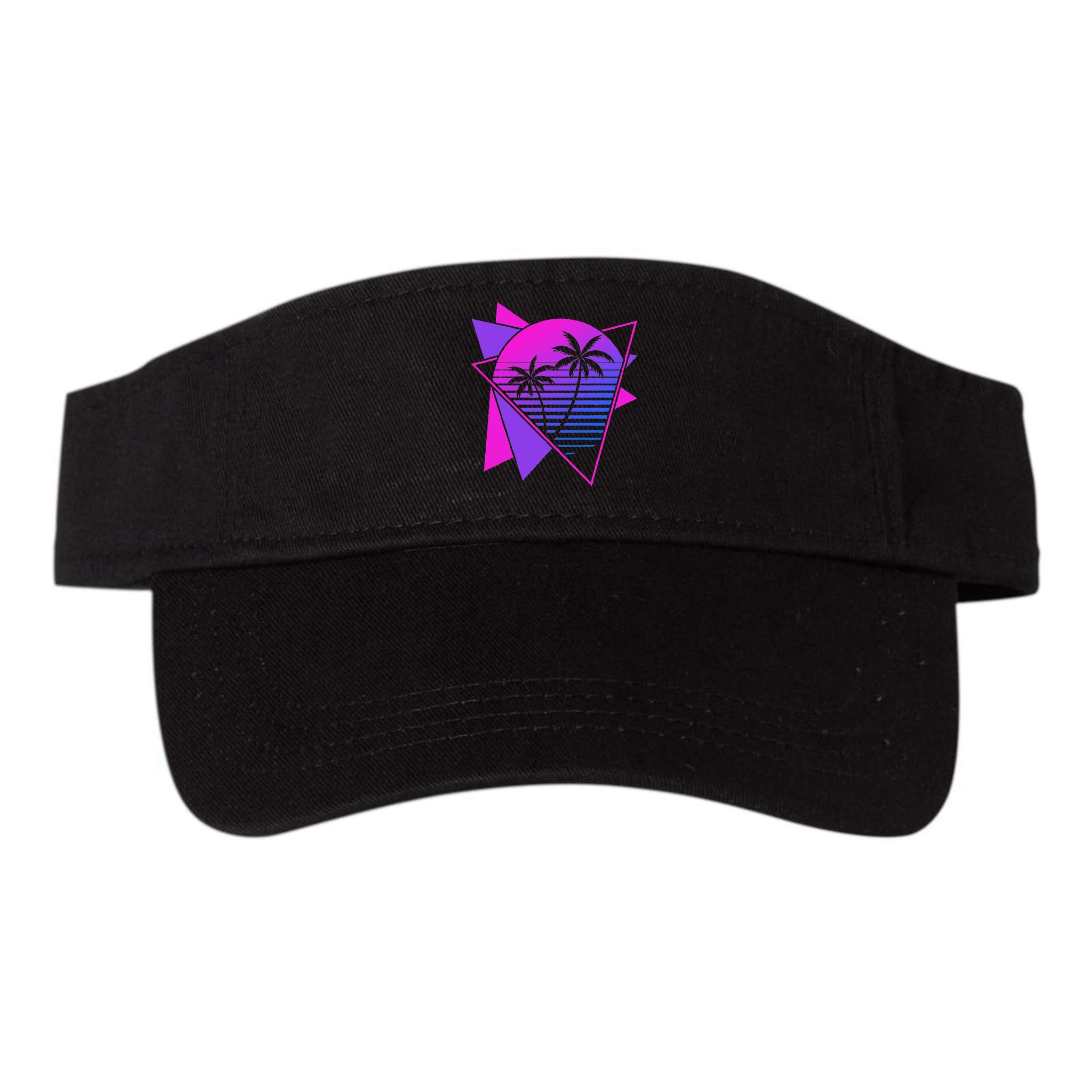 Retro 80s Vaporwave Aesthetic Palm Trees 90s Art Vaporwave Visor