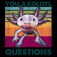 Retro 90s Axolotl Funny You Axolotl Questions 16oz Travel Tumbler