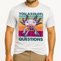Retro 90s Axolotl Funny You Axolotl Questions Performance Shirt