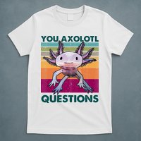Retro 90s Axolotl Funny You Axolotl Questions T-Shirt