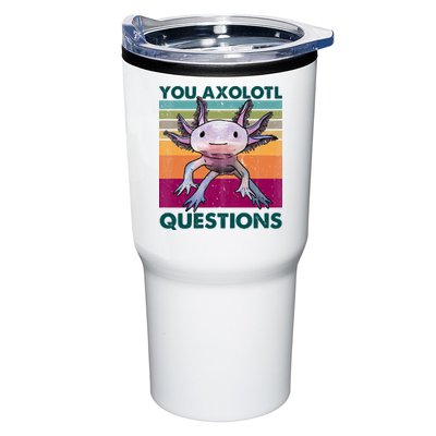 Retro 90s Axolotl Funny You Axolotl Questions Tumbler
