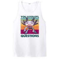 Retro 90s Axolotl Funny You Axolotl Questions PosiCharge Competitor Tank