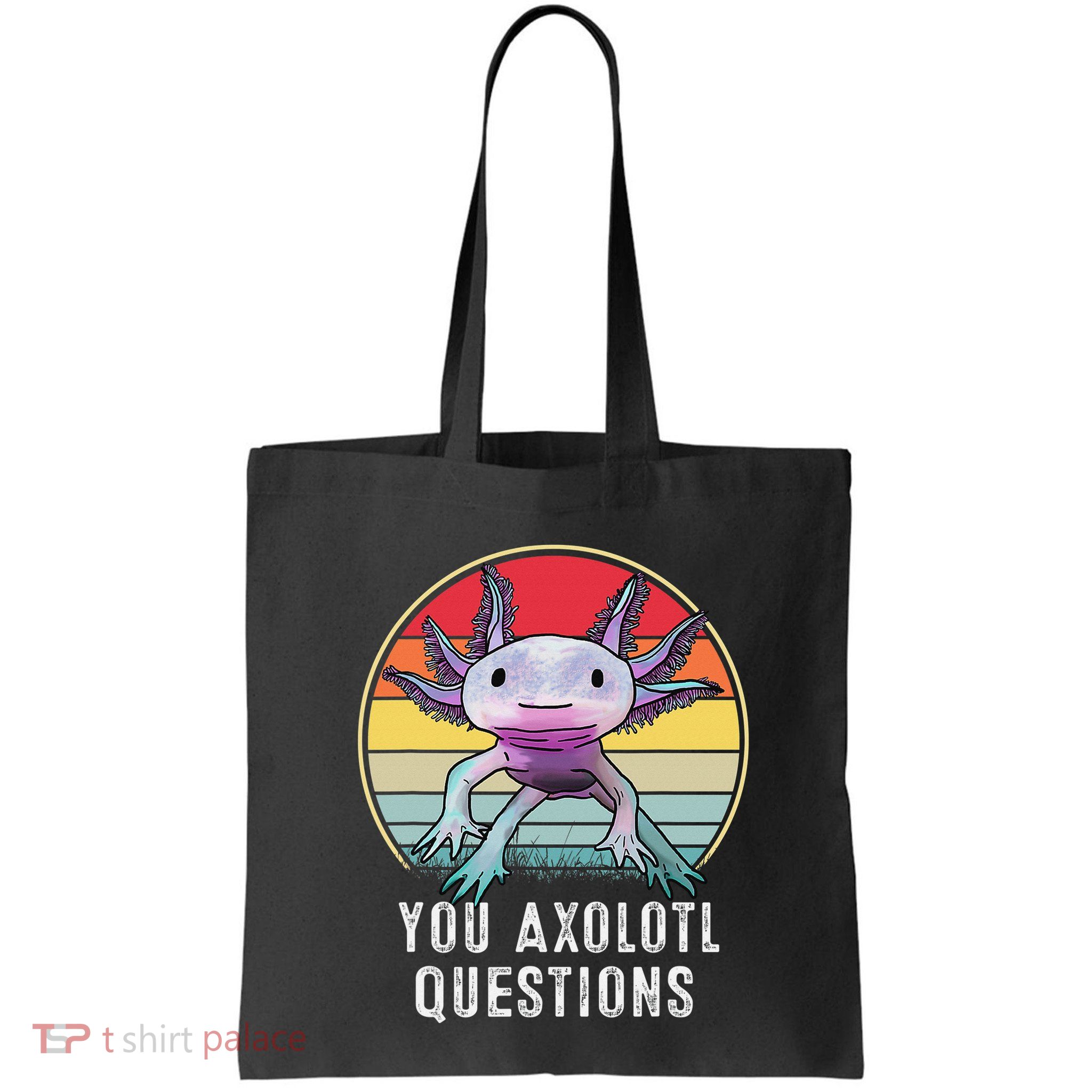 Retro 90s Axolotl Shirt Funny You Axolotl Questions  Bag