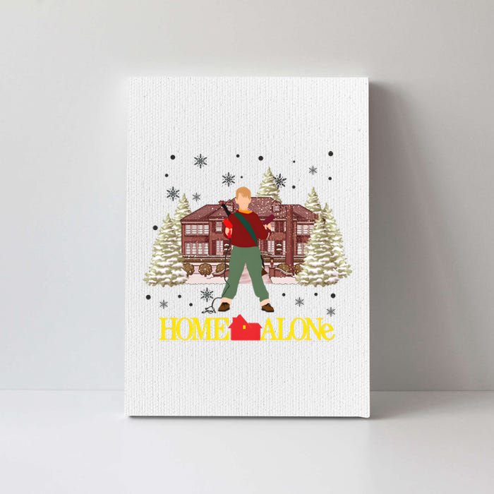 Retro 90s Christmas Home Movie Alone Canvas