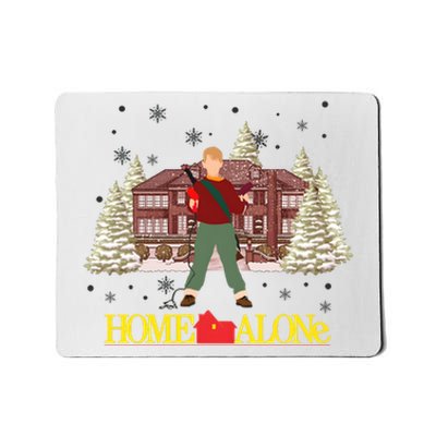 Retro 90s Christmas Home Movie Alone Mousepad