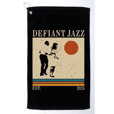 Retro 90s Defiant Jazz Gift Golf Towel