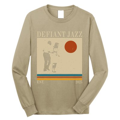 Retro 90s Defiant Jazz Gift Long Sleeve Shirt