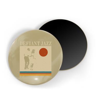 Retro 90s Defiant Jazz Gift Magnet