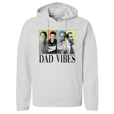 Retro 90’S Dad Vibes Performance Fleece Hoodie