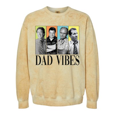 Retro 90’S Dad Vibes Colorblast Crewneck Sweatshirt