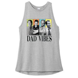 Retro 90’S Dad Vibes Ladies PosiCharge Tri-Blend Wicking Tank