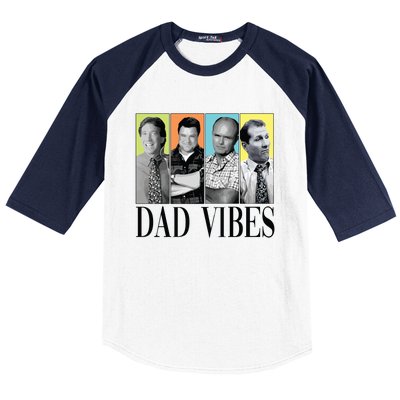 Retro 90’S Dad Vibes Baseball Sleeve Shirt