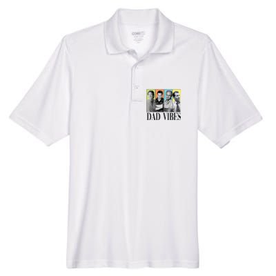 Retro 90’S Dad Vibes Men's Origin Performance Piqué Polo