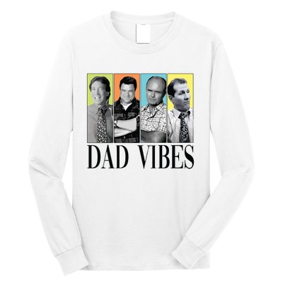 Retro 90’S Dad Vibes Long Sleeve Shirt