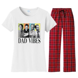 Retro 90’S Dad Vibes Women's Flannel Pajama Set