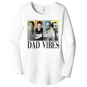 Retro 90’S Dad Vibes Women's Perfect Tri Tunic Long Sleeve Shirt