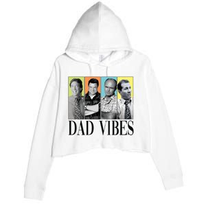 Retro 90’S Dad Vibes Crop Fleece Hoodie