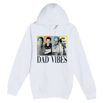 Retro 90’S Dad Vibes Premium Pullover Hoodie