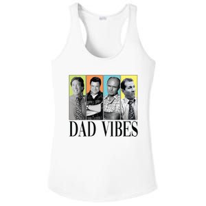 Retro 90’S Dad Vibes Ladies PosiCharge Competitor Racerback Tank